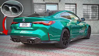 BMW M4 G82 Competition with AKRAPOVIC Slip-On Exhaust System | Start Up, Rev, OnBoard, Acceleration