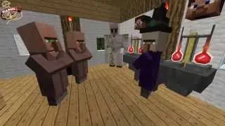 Если бы ФРОСТ стал ЖИТЕЛЕМ   Minecraft Machinima