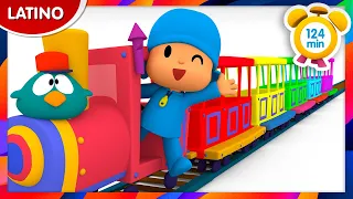 🚂 POCOYÓ en ESPAÑOL LATINO - Viajar en tren [124 min] CARICATURAS y DIBUJOS ANIMADOS para niños