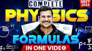 Complete Physics FORMULA'S in ONE SHOT 💯 NEET 2024 🚀