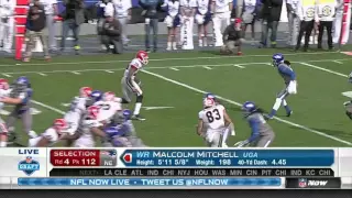 2016 NFL Draft Rd 4 Pk 112 | New England Patriots Select WR Malcolm Mitchell