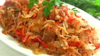 ВКУСНОЕ  Сытное Горячее без Заморочек!!Вкуснейшая капуста в духовке.