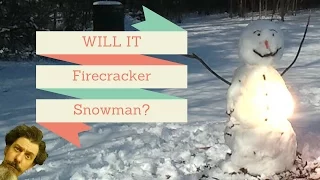 Will It Firecracker? Snowman vs Flash Powder