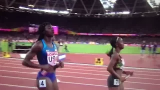 USA wins 4x100m Relay Women Final IAAF World Champs London 2017