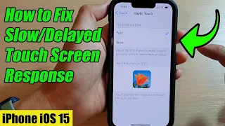 How to Fix Slow/Delayed Touch Screen Response on iPhone iOS 15