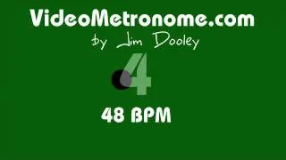 48 BPM Human Voice Metronome by Jim Dooley