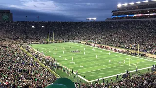 Notre Dame vs. Stanford 9/29/2018 “Here Come the Irish”