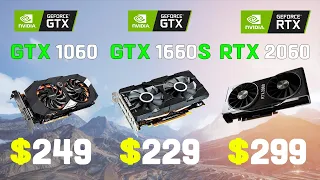 최강 가성비? GeForce GTX 1660 Super VS GTX 1060 6G VS RTX 2060 l Test in 32 Games FHD