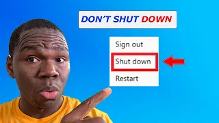 Don't SHUT DOWN Your Computer! ( here's why)