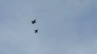 NDP 2022 PREVIEW 2  ( 4 F16 Double Criss cross maneuver )