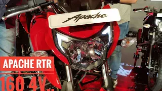 TVS APACHE RTR 160 4V. 2018, REVIEW, SPECIFICATIONS, TOP SPEED,  ACCELERATION,  EVERYTHING.