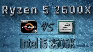 Ryzen 5 2600X vs i5 2500K Benchmarks | Gaming Tests Review & Comparison