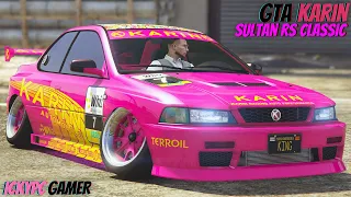 GTA Online : Karin Sultan RS Classic Customization & Review | Subaru Impreza 22B STI