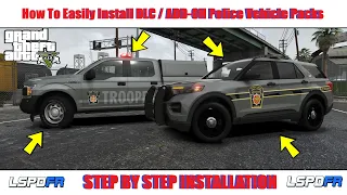 How To Easily Install DLC / ADD-ON Police Vehicle Packs ( #LSPDFR ) GTA 5 LSPDFR Tutorial