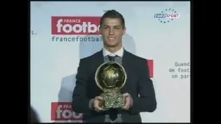 Ballon D'Or 2008 - Cristiano Ronaldo - Eurosport