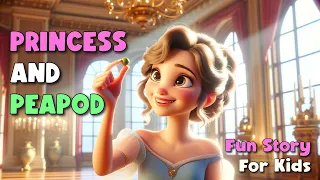 PRINCESS AND PEAPOD | FUN STORY FOR KIDS | EDUCATIONAL STORY FOR KIDS | WITH ENGLISH SUBTITLES