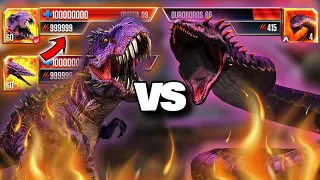 GOD OMEGA 09 vs GOD VALKYRIE 77 999 vs OUROBOROS 66 | Jurassic World: The Game