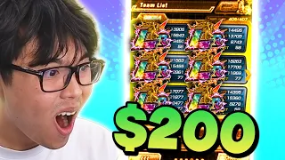 $0 vs $200 Dokkan Account!