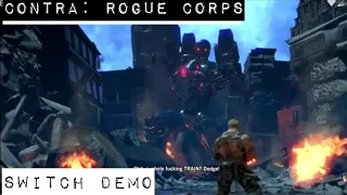 CONTRA: ROGUE CORPS - Nintendo Switch Demo Gameplay