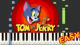 Tom and Jerry Theme Song Piano Tutorial Notes & MIDI