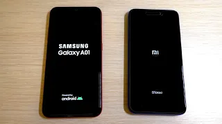 Samsung A01 vs Redmi Go Bootanimation