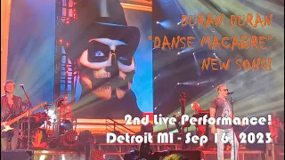 Duran Duran "Danse Macabre" New Single 2nd live performance Detroit MI Sep 16 2023