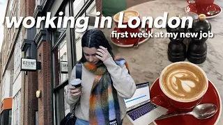 [vlog] week in my life in London 💻 first week at my new job, finding balance & new beginnings