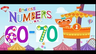 Endless Numbers - Learn to Count From 60 to 70 with Simple Addition