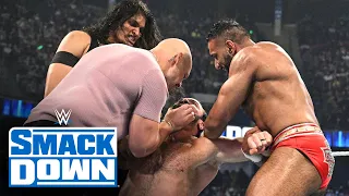 Happy Corbin leads a 4-on-1 ambush against Drew McIntyre: SmackDown, March 11, 2022