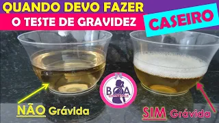 O TESTE CASEIRO DE GRAVIDEZ FUNCIONA OU NÃO FUNCIONA? | BOA GRAVIDEZ