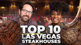 10 BEST STEAKS in LAS VEGAS (Top STEAKHOUSE in 2023)