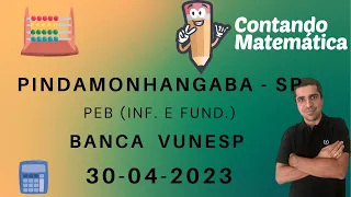 Pindamonhangaba - PEB - VUNESP - Matemática