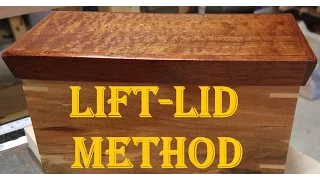 How to make a perfect fit lid / Mahogany & Pallet wood box