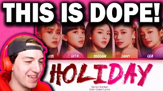 Secret Number (시크릿넘버) - 'Holiday' REACTION!