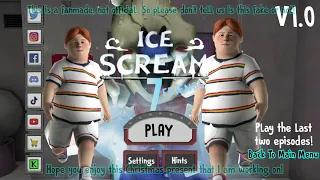 ICE SCREAM 7 FRIENDS LIS MAIN MENU AND GAMEPLAY!!! (FANMADE)