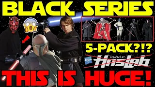 WOW! Star Wars Black Series News! Anakin Confirmed?!? 5-Pack?!? No Haslab?! - Lazy Sunday Livestream