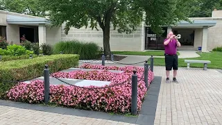 Art Carlson Plays Taps at President Truman's Gravesite