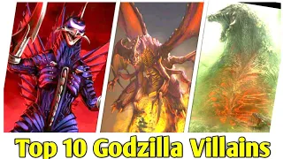 Top 10 Godzilla villains || Explained in Hindi || multiversh