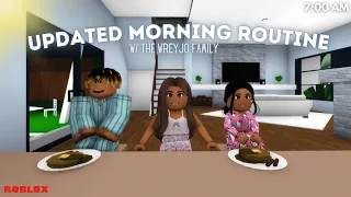MY UPDATED SINGLE MOM MORNING ROUTINE ☀️😊 // *ROBLOX BROOKHAVEN RP*// | The Wreyjo Family