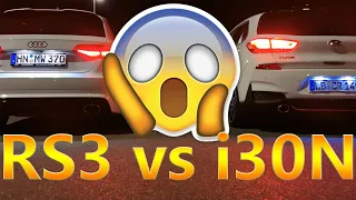 Audi RS3 2015 and Hyundai i30 N - Sound