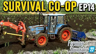 WE ARE ROCKING! AND WRAPPING!  🪨🫔🚜 | SURVIVAL CHALLENGE CO-OP | FS22 - EPISODE 14