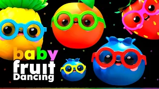 Baby Fruit Dancing in the SUMMER! 🏖️🍍🌞🏊‍♂️🍹🏝️  Sensory Video with dance music