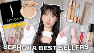 TESTING OUT SEPHORA BEST SELLERS ✨ are they actually good?!