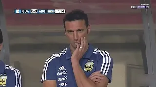 ASÍ FUE EL PRIMER PARTIDO DE LIONEL SCALONI COMO DT DE LA SELECCIÓN ARGENTINA...