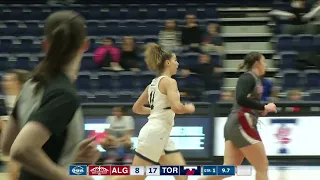 HIGHLIGHTS: Toronto 91 , Algoma 56 (Women's Basketball)