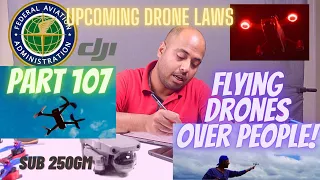 FAA REMOTE ID NPRM/PART 107/Flying UA/drones over people explained!