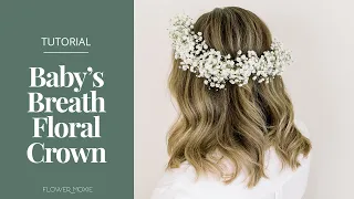 How to Make a Baby's Breath Floral Crown