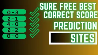 5 BEST SPORT CORRECT SCORE PREDICTION SITES