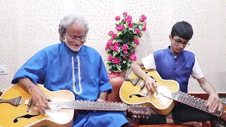 Rag Shyam Kalyan Drut Gat Teental by Pt.Vishwa Mohan Bhatt and Grandson Atharva Bhatt Mohan Veena...