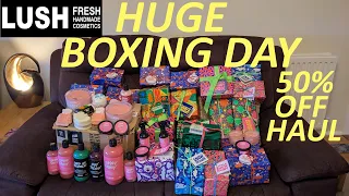 HUGE LUSH BOXING DAY 50% OFF SALE HAUL/CHRISTMAS 2022